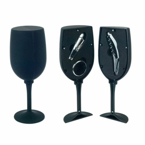 σετ από αξεσουάρ κρασιού Vino Signes Grimalt PVC Μέταλλο 9 x 23 x 9 cm