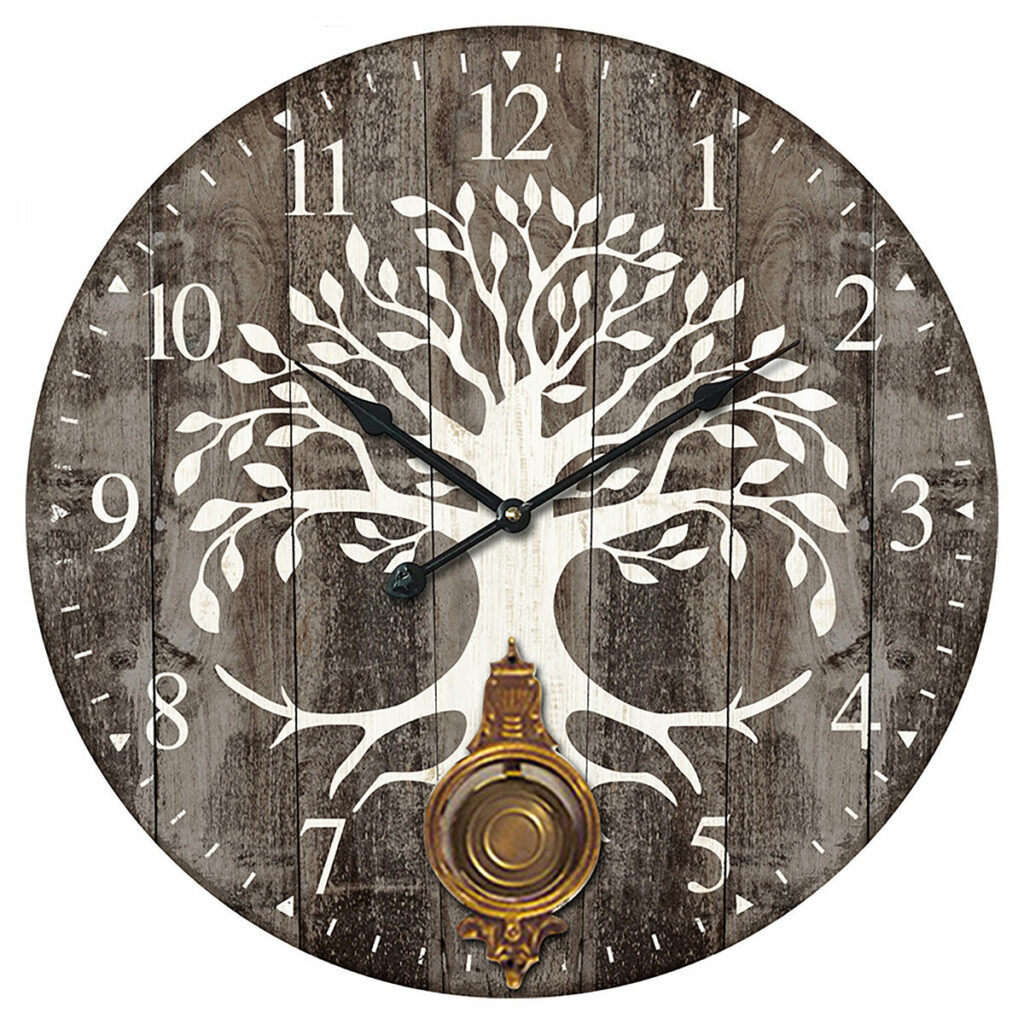 Ρολόι Τοίχου Signes Grimalt Δέντρο Ξύλο MDF 2 x 58 x 58 cm