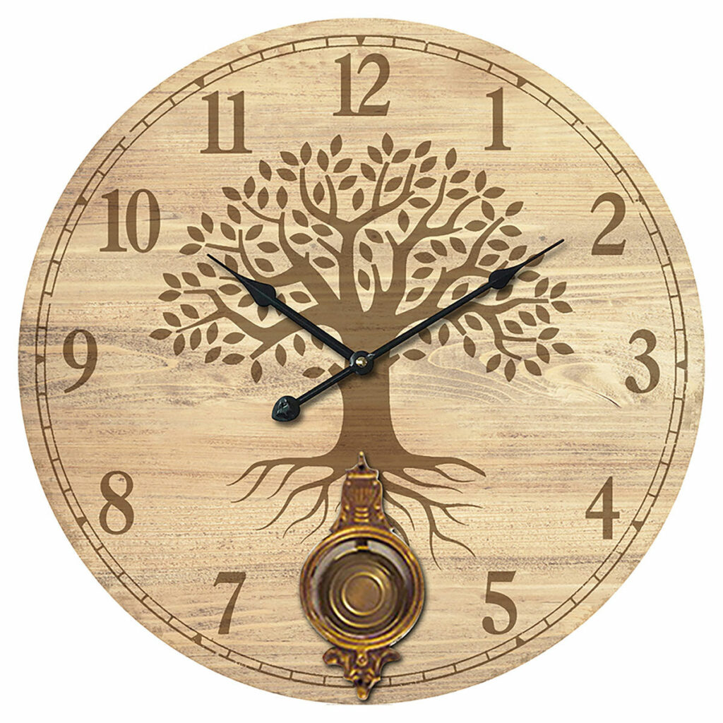 Ρολόι Τοίχου Signes Grimalt Δέντρο Ξύλο MDF 2 x 58 x 58 cm