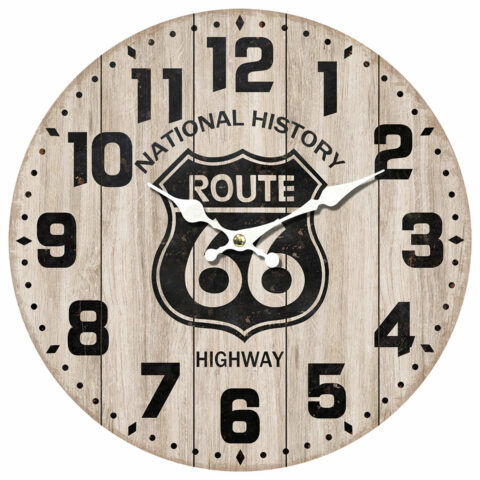Ρολόι Τοίχου Signes Grimalt Route 66 Ξύλο MDF Vintage 4 x 34 x 34 cm