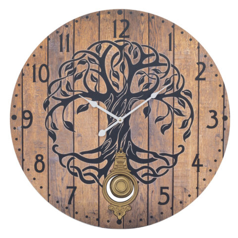 Ρολόι Τοίχου Signes Grimalt Δέντρο Ξύλο 4 x 58 x 58 cm