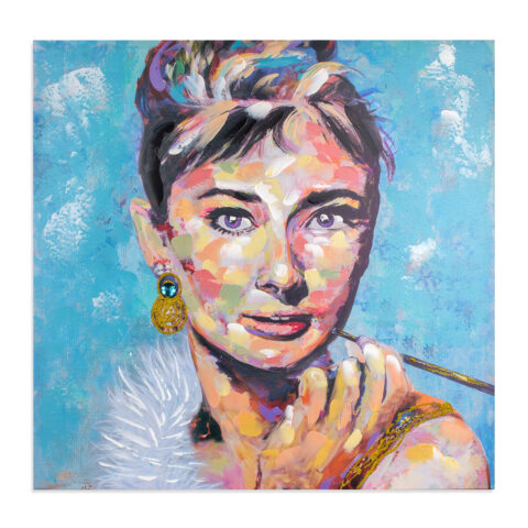 Πίνακας Signes Grimalt Audrey Hepburn Ζωγραφική 3 x 80 x 80 cm