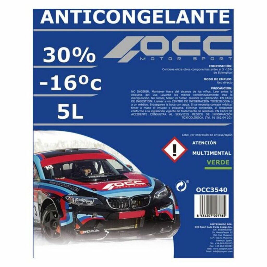 Αντιψυκτικά OCC Motorsport 30% Πράσινο (5 L)