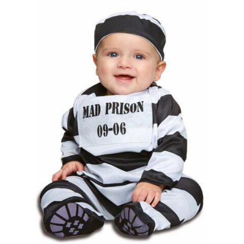 Αποκριάτικη Στολή για Μωρά My Other Me Λευκό Μαύρο Κρατούμενος (2 Τεμάχια)