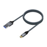 Καλώδιο USB A σε USB C Aisens A107-0630 50 cm Γκρι