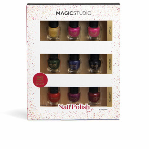 σετ μακιγιάζ Magic Studio Colorful Complete Nail Polish 9 Τεμάχια