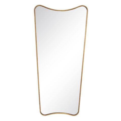 Τοίχο καθρέφτη Χρυσό Κρυστάλλινο Σίδερο DMF 68 x 2