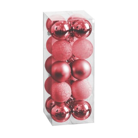 Χριστουγεννιάτικες μπάλες Κόκκινο 5 x 5 x 5 cm (20 Μονάδες)