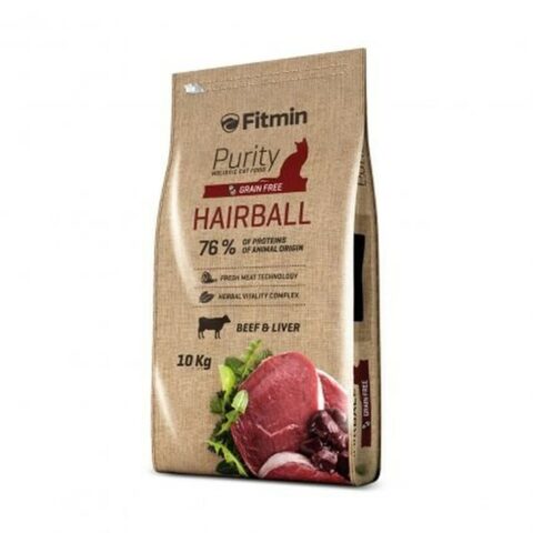 Γατοτροφή Fitmin Purity Hairball Ενηλίκων Βοδινό κρέας 10 kg