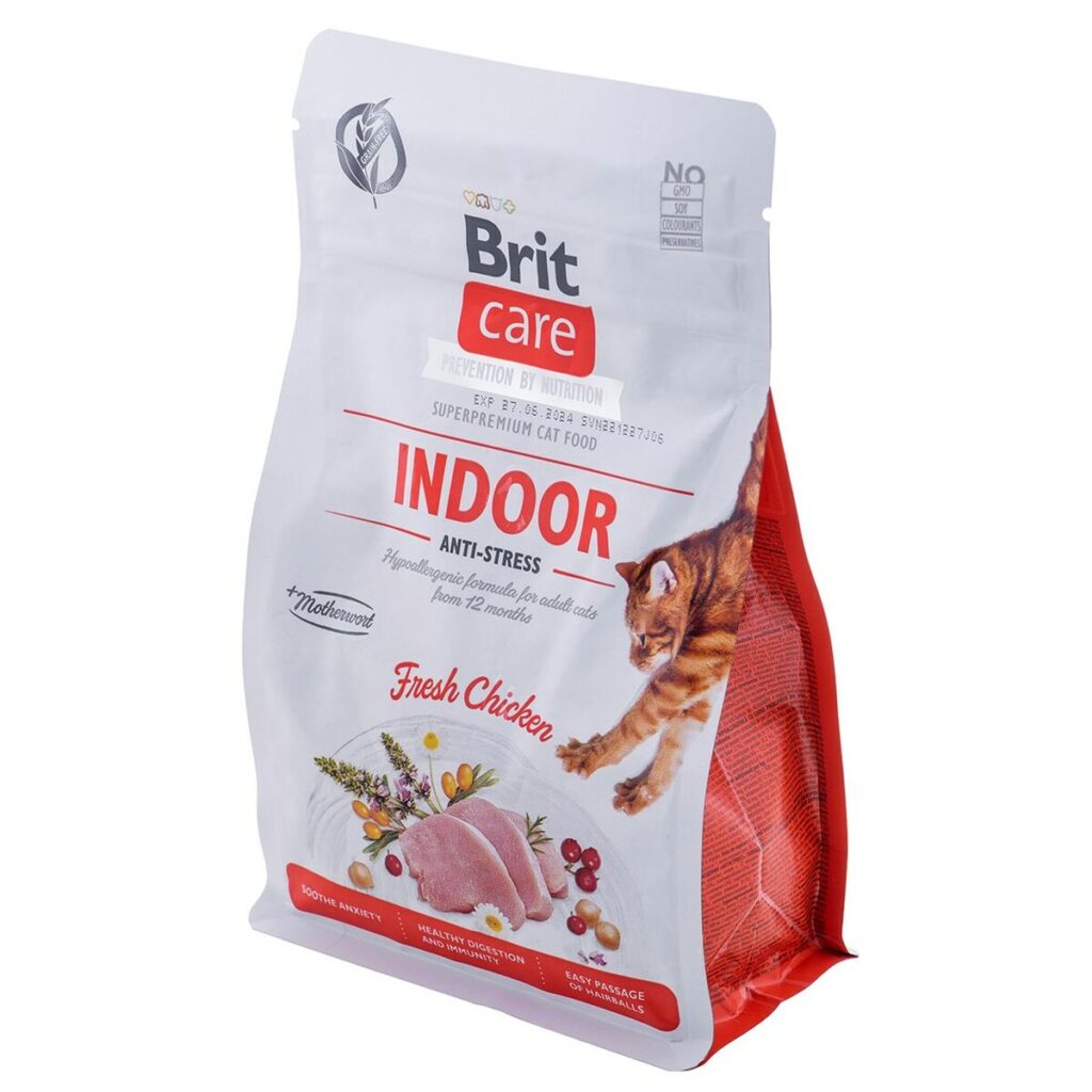 Γατοτροφή Brit Care Grain-Free Adult Indoor Anti-Stress Ενηλίκων Κοτόπουλο 400 g