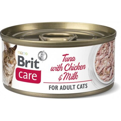 Γατοτροφή Brit  Grain Cat Ενηλίκων Κοτόπουλο Τόνος 70 g
