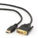 Καλώδιο HDMI σε DVI GEMBIRD Μαύρο 3 m