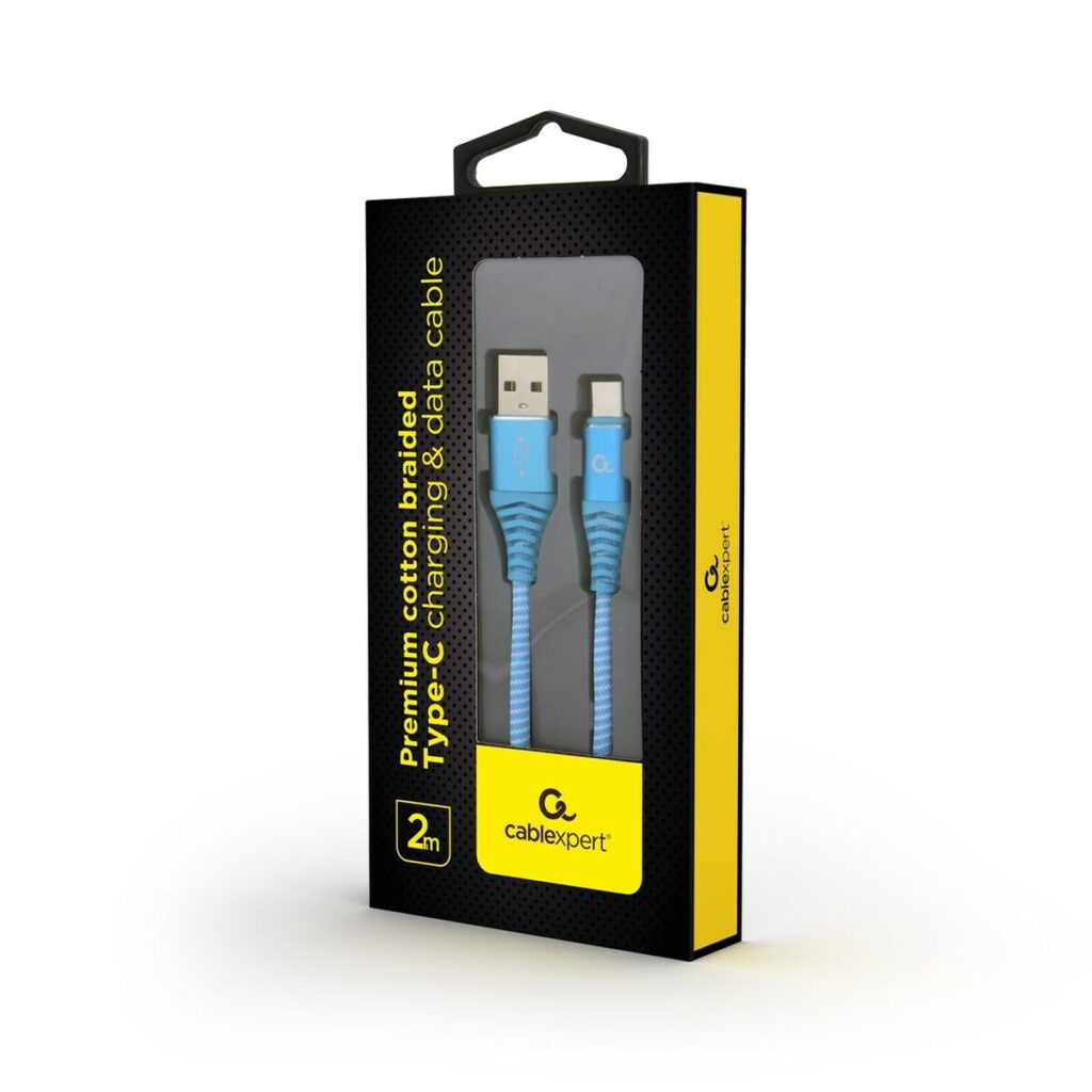 Καλώδιο USB A σε USB C GEMBIRD CC-USB2B-AMCM-2M-VW Μπλε 2 m