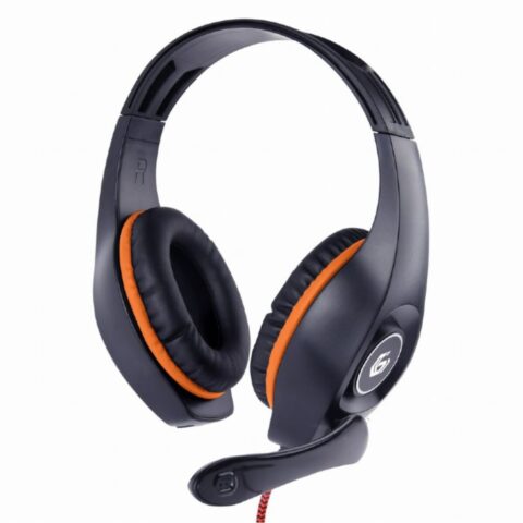 Ακουστικά με Μικρόφωνο GEMBIRD GHS-05-O Πορτοκαλί Μαύρο/Πορτοκαλί
