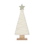 Χριστουγεννιάτικο δέντρο Black Box Ξύλο Λευκό (13 x 5 x 31 cm)