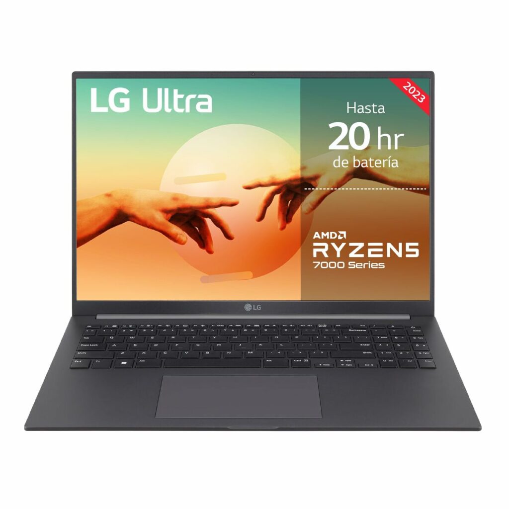 Notebook LG Ultra 16U70R-G.AA76B AMD Ryzen 7 7730U  Πληκτρολόγιο Qwerty 16" 16 GB RAM 512 GB SSD