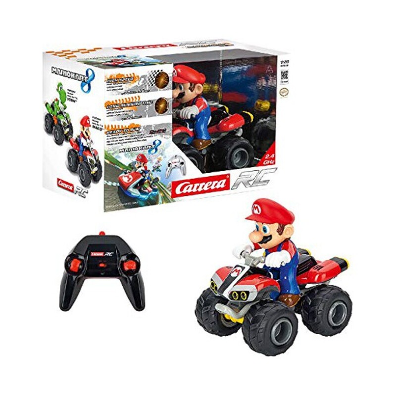 Αυτοκίνητο Radio Control Carrera Nintendo Mario Kart - Mario Quad 1:20