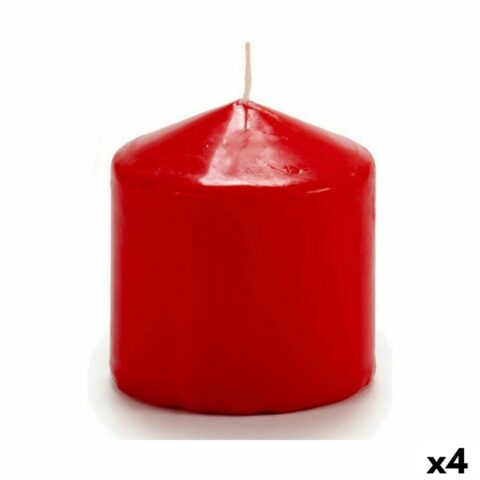 Κερί Κόκκινο (7 x 8 x 7 cm) (4 Μονάδες)