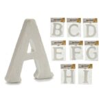 Γράμματα ABCDEFGHI Λευκό πολυστερίνη 2 x 23 x 17 cm (x9)