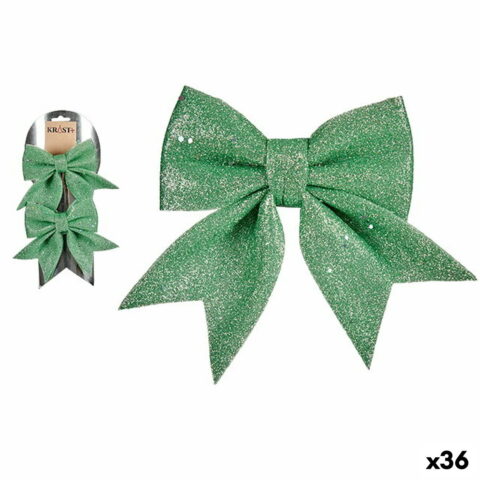 Χριστουγεννιάτικα Στολίδια Γραβάτα Πράσινο Πλαστική ύλη 17 x 2 x 13 cm (36 Μονάδες)