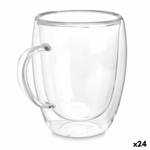Κούπα Φλιτζάνι Διαφανές Βοροπυριτικό γυαλί 343 ml (24 Μονάδες)