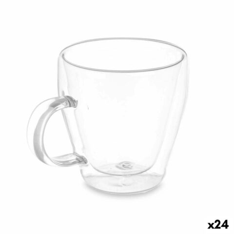 Κούπα Φλιτζάνι Διαφανές Βοροπυριτικό γυαλί 270 ml (24 Μονάδες)