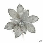 Διακοσμητικό Λουλούδι Ασημί Πλαστική ύλη 23