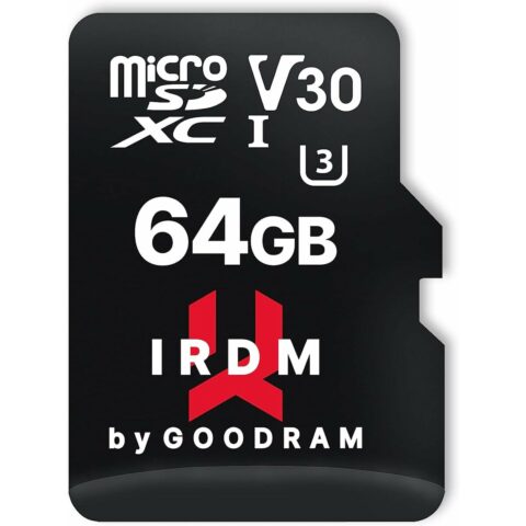 Κάρτα Μνήμης Micro SD με Αντάπτορα GoodRam IRDM M3AA 64 GB