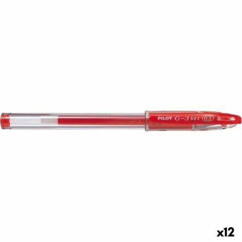 Στυλό με τζελ Pilot G-3 Grip Κόκκινο 0