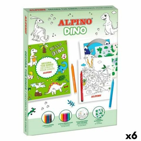 Σετ χειροτεχνίας Alpino Dino (x6)