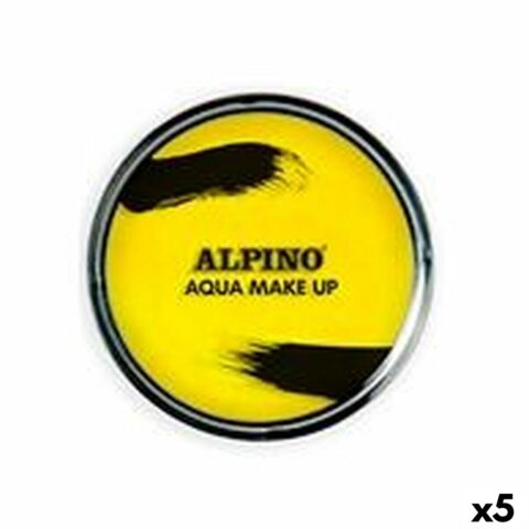 Μακιγιάζ Σε Σκόνη Alpino Στο νερό 14 g Κίτρινο (5 Μονάδες)