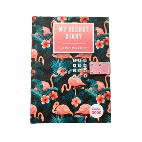 Ημερολόγιο με μυστικό κωδικό Roymart La Vie en Rose 15 x 20