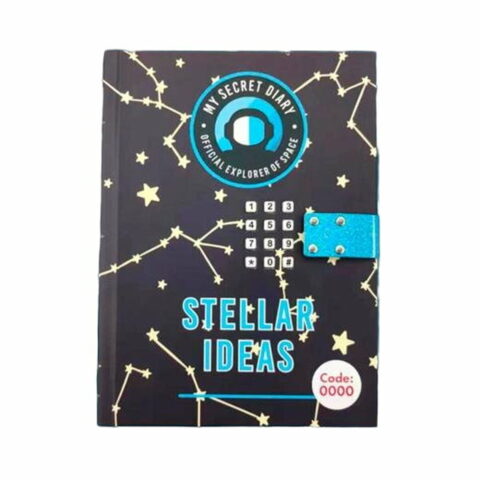 Ημερολόγιο με μυστικό κωδικό Roymart Stellar Ideas 15 x 20