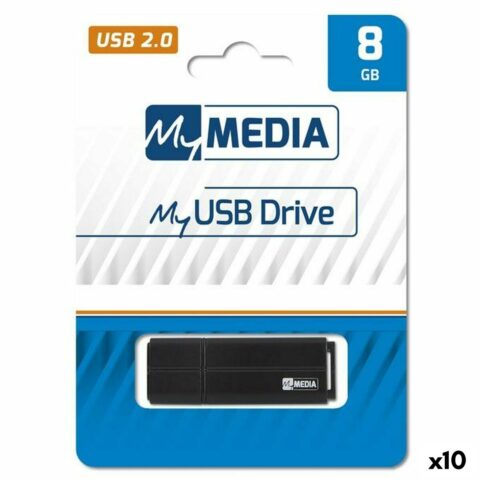 Στικάκι USB MyMedia Μαύρο 8 GB