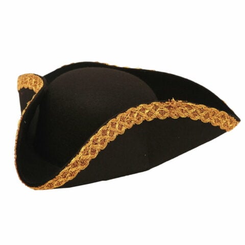 Καπέλο My Other Me Deluxe Μαύρο Χρυσό Πειρατής 57 cm