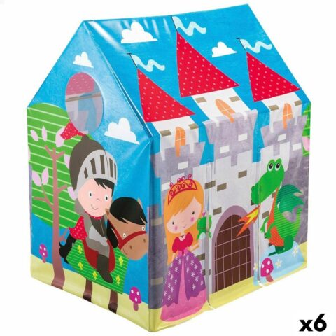 Παιχνιδάκι Παιδικό Σπίτι Intex Κάστρο 95 x 107 x 75 cm (x6)