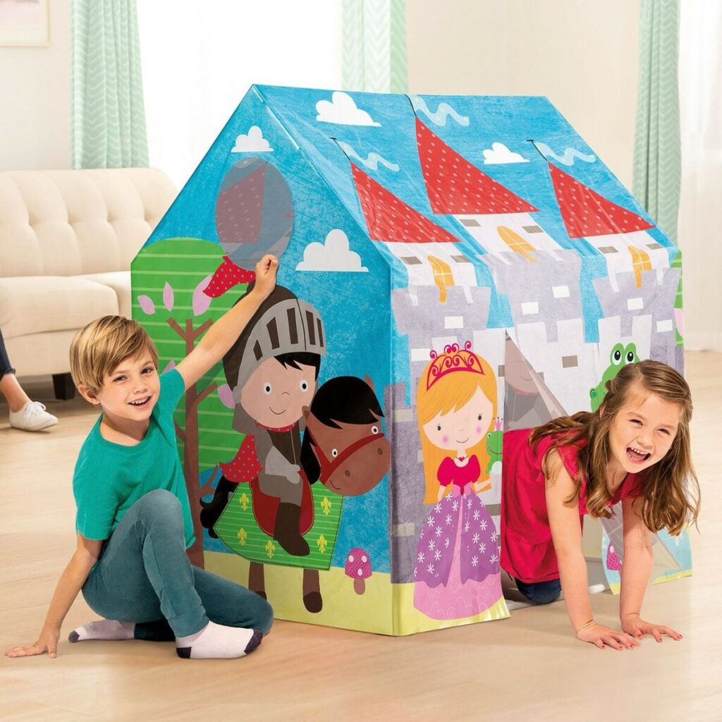Παιχνιδάκι Παιδικό Σπίτι Intex Κάστρο 95 x 107 x 75 cm (x6)