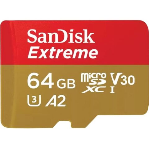 Κάρτα Μνήμης Micro SD με Αντάπτορα SanDisk Extreme 64 GB