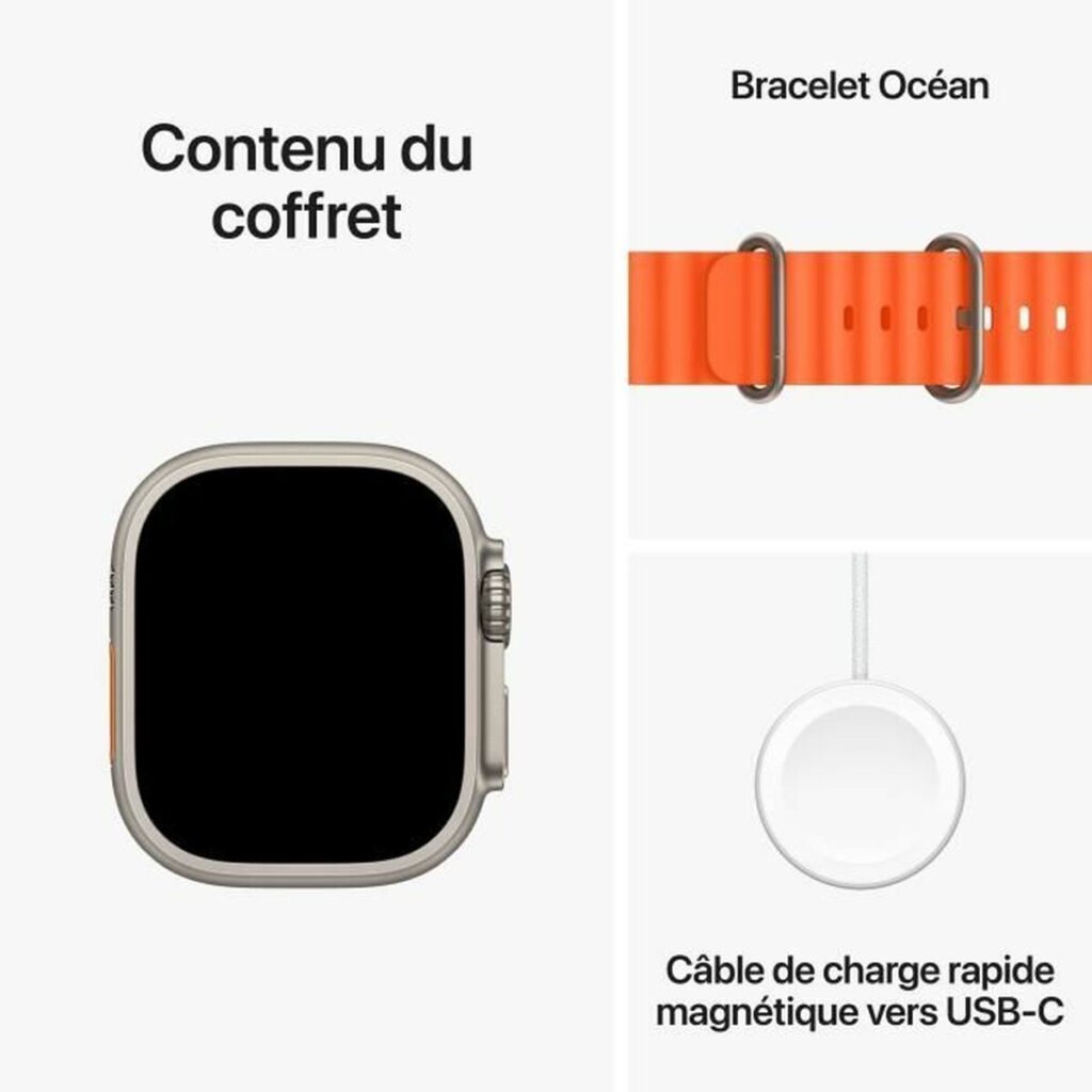 Smartwatch Apple Ultra 2 Πορτοκαλί Τιτάνιο 49 mm