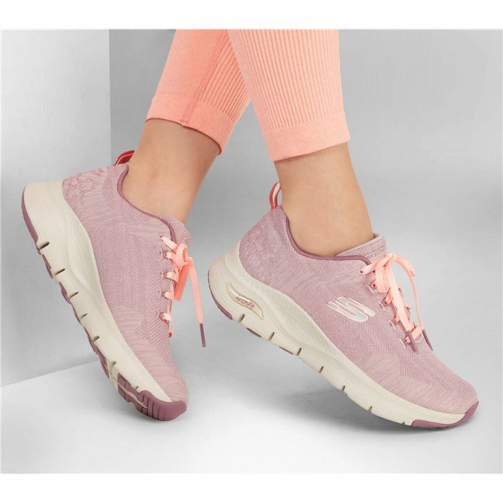 Γυναικεία Αθλητικά Παπούτσια Skechers Arch Fit Comfy Wave Ανοιχτό Ροζ