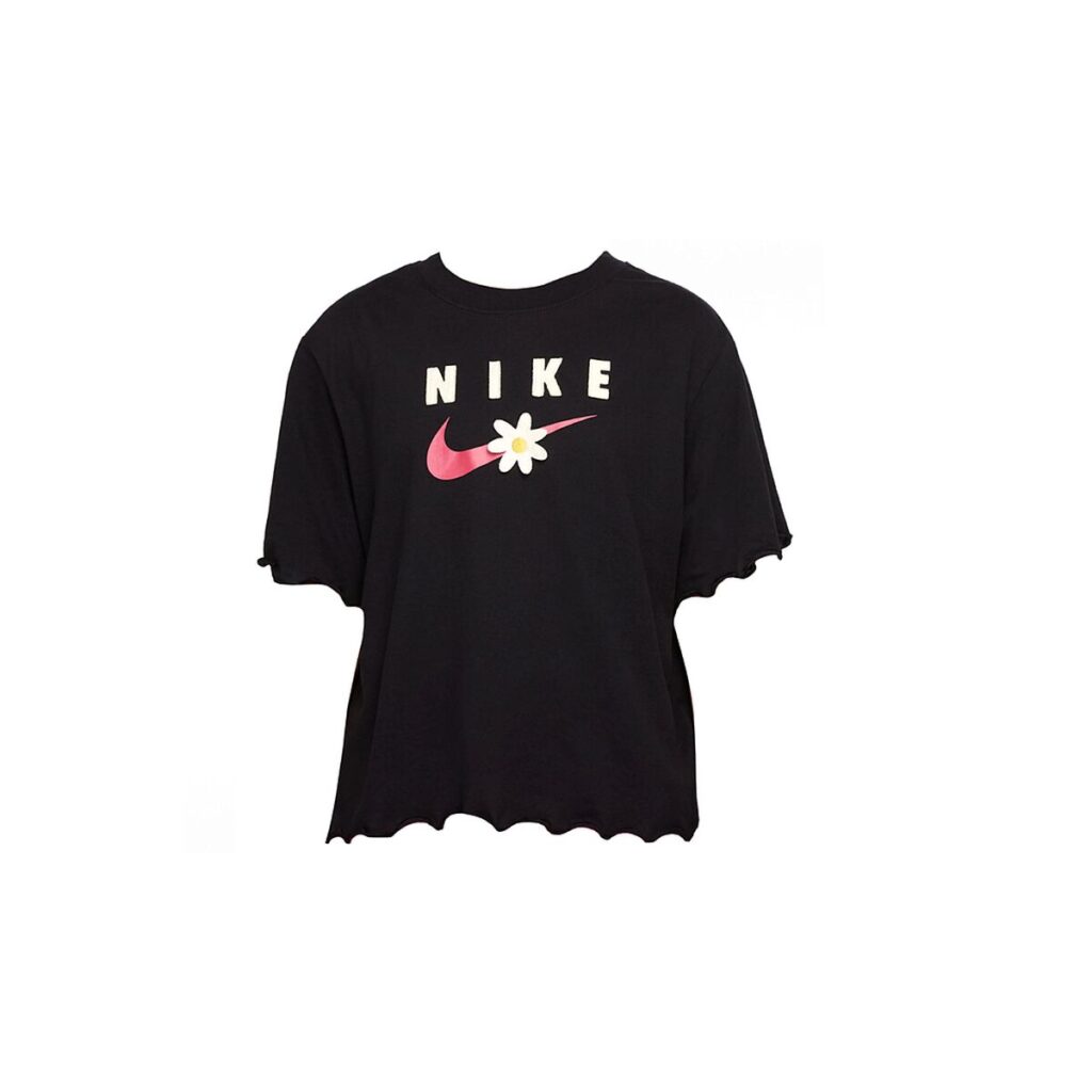 Παιδικό Μπλούζα με Κοντό Μανίκι TEE ENERGY BOXY FRILLY  Nike DO1351 Μαύρο