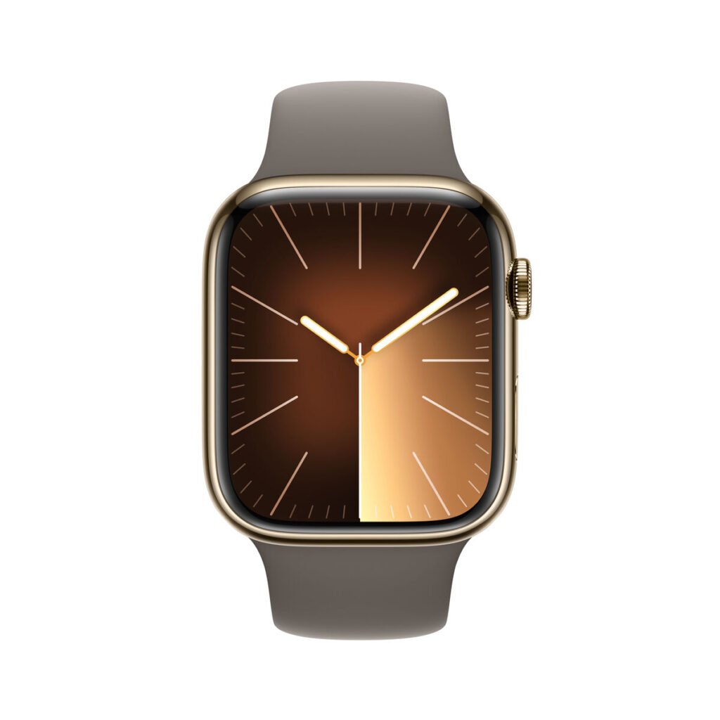 Smartwatch Apple Watch Series 9 Καφέ Χρυσό 45 mm