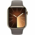 Smartwatch Apple Series 9 Καφέ Χρυσό 45 mm