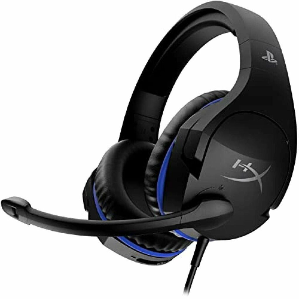 Ακουστικά με Μικρόφωνο για Gaming Hyperx HyperX Cloud Stinger PS5-PS4 Μαύρο/Μπλε Μπλε Μαύρο