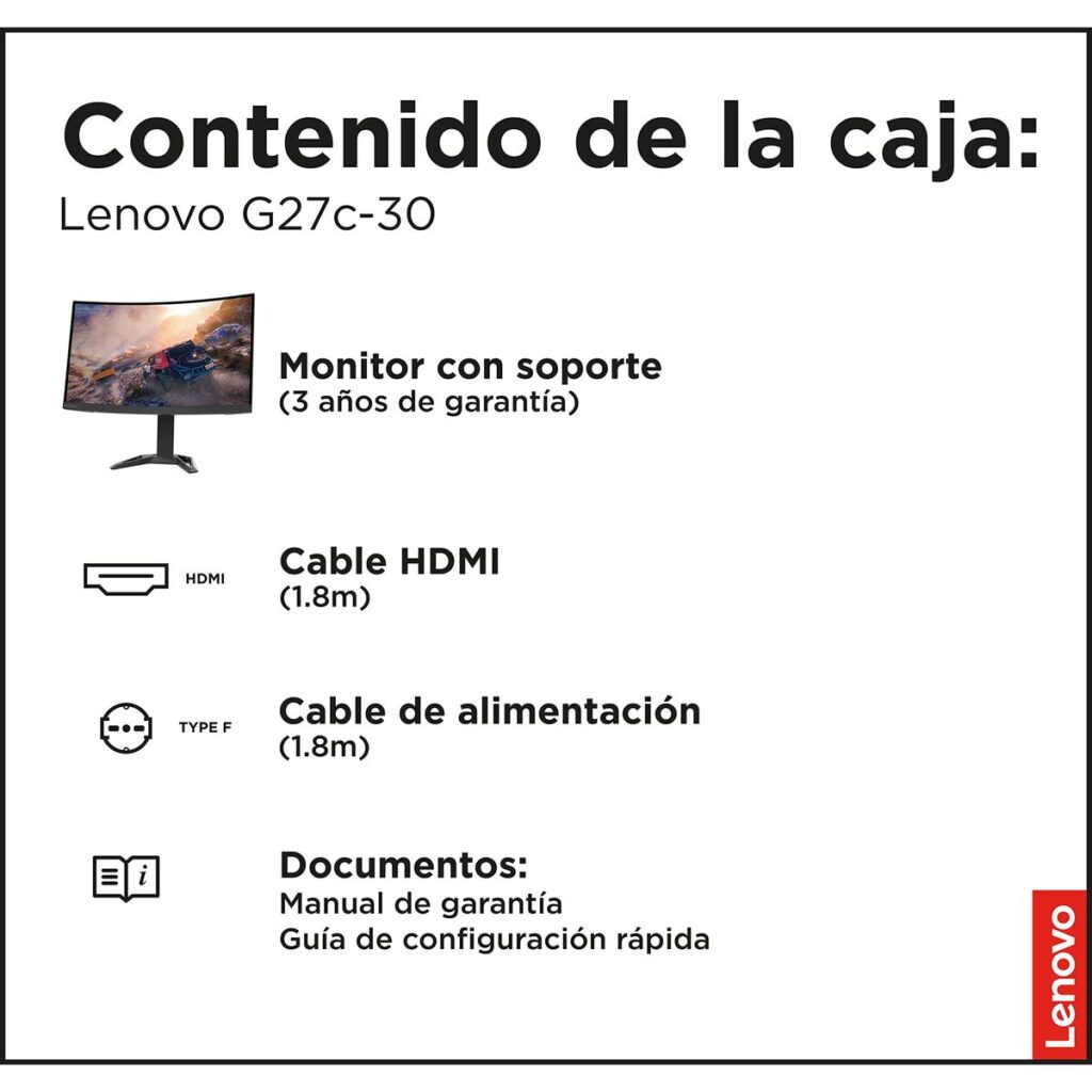Οθόνη Lenovo G27C 30 LED AMD FreeSync 165 Hz