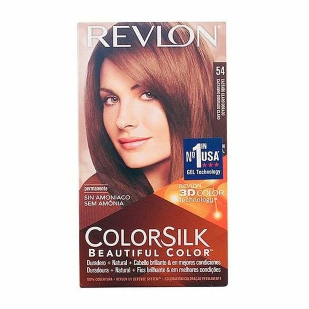 Βαφή Χωρίς Αμμωνία Colorsilk Revlon PPAX1183540 Ανοικτό Χρυσό Καφέ (x1)