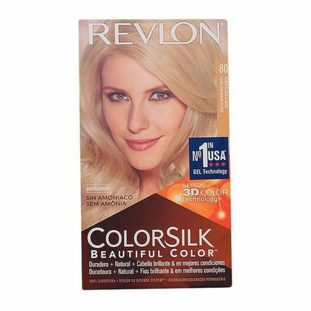 Βαφή Χωρίς Αμμωνία Colorsilk Revlon I0021838 Σαντρέ (x1)