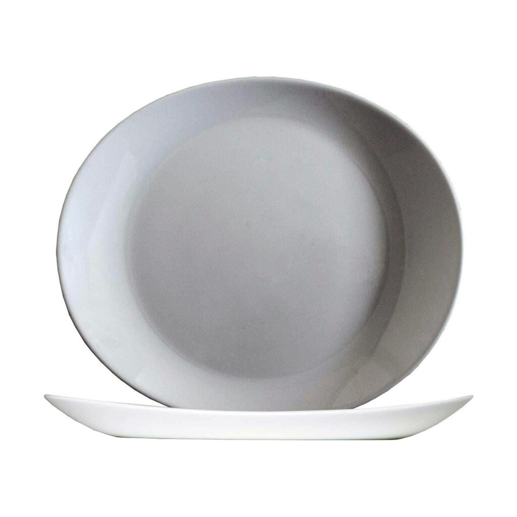 Σετ πιάτων Arcoroc Solution Λευκό Γυαλί 6 Τεμάχια 30 x 26 cm