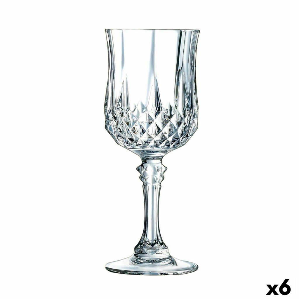 Ποτήρι κρασιού Cristal d’Arques Paris Longchamp Διαφανές Γυαλί (6 cl) (Pack 6x)