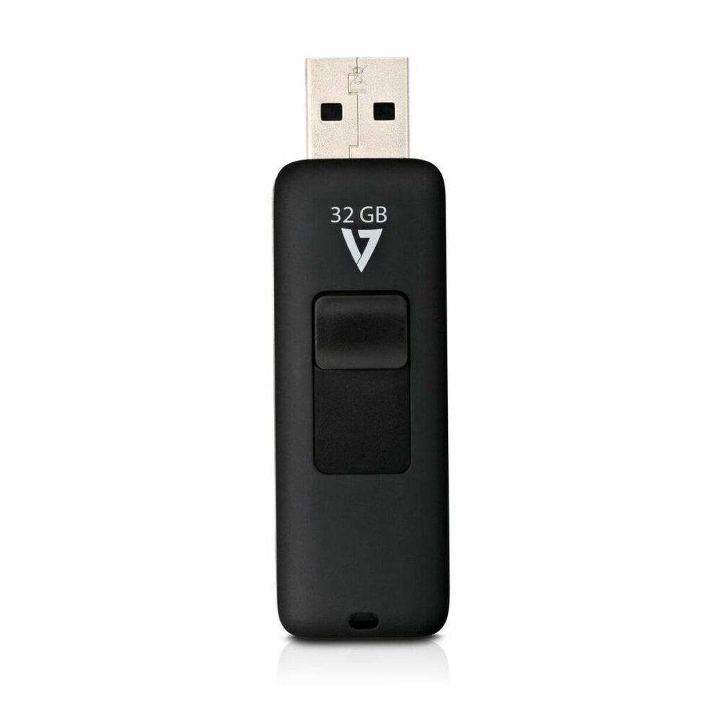 Κάρτα Μνήμης Micro SD με Αντάπτορα V7 J153301 Μαύρο 32 GB